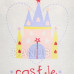 Springos Játéktároló kosár – kastély, krémszínű