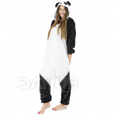 Plüss kezeslábas Kigurumi - panda minta - L méret - 170cm