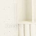 Springos Ékszerdoboz rekeszekkel - 16x11x5 cm - krémszínű öko bőr glitterrel