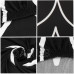SPRINGOS Univerzális székhuzat - fekete/fehér nyilak
