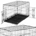 Állathordozó ketrec - összecsukható - 100 x 70 x 60 - L - fekete
