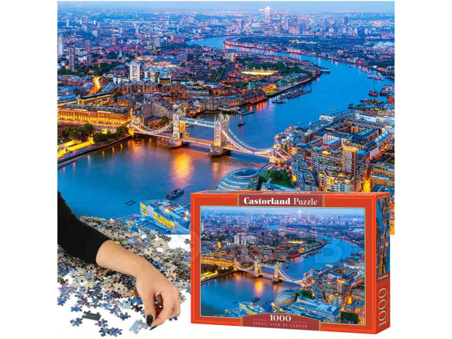 CASTORLAND Puzzle 1000 darab London panorámája - 68x47cm