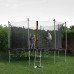 Springos Kerti trambulin gyerekeknek beltéri hálóval és létrával - 365 cm
