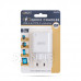 Hálózati Adapter USB + Type-C PD20W gyorstöltéssel - fehér
