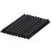 Árnyékoló kerítés szalagok és kapcsok (20db) - PVC - 35m x 19cm - 450 g/m2 - antracit