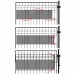 Springos Árnyékoló kerítés szalagok és kapcsok (20db) - PVC - 35m x 19cm - 450 g/m2 - antracit
