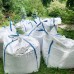 Springos Big Bag 1000 kg teherbírású zsák - fehér kékkel