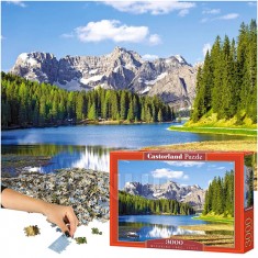 CASTORLAND Puzzle 3000 darab Misurina-tó Olaszország - 92x68cm