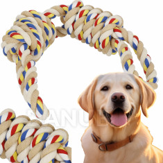 Springos Játék kutyának - színes kötél
