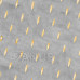 SPRINGOS Plüss takaró LUX 150x200cm - világosszürke + arany részletek