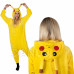 Plüss overall Kigurumi - pikachu minta - S méret - 156 cm