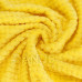 SPRINGOS Warm Kétoldalas plüss takaró - 200x220cm - sárga