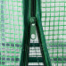 Kerti üvegház - 4 polc - UV4 fólia 130g/m2 - 1,6x0,5x0,7 m - zöld
