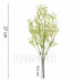 Springos Műnövény - 37 cm - fehér/zöld
