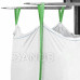 Springos Big Bag zsák - teherbírás 1000 kg - fehér zölddel