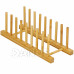 Springos Bambusz tányér-/fedő-/vágódeszkatartó állvány - 8 rekeszes