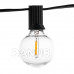 Kerti napelemes girland CALLIS - 15m - 30x LED dekoratív gömb - meleg fehér - 3000K + vezérlő