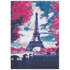 Gyémántfestés - hímzés - 30x40 cm - Eiffel torony