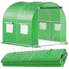 Üvegházi pótfedél - fólia - 2x2x2x m - UV-4 - 140g/m - zöld