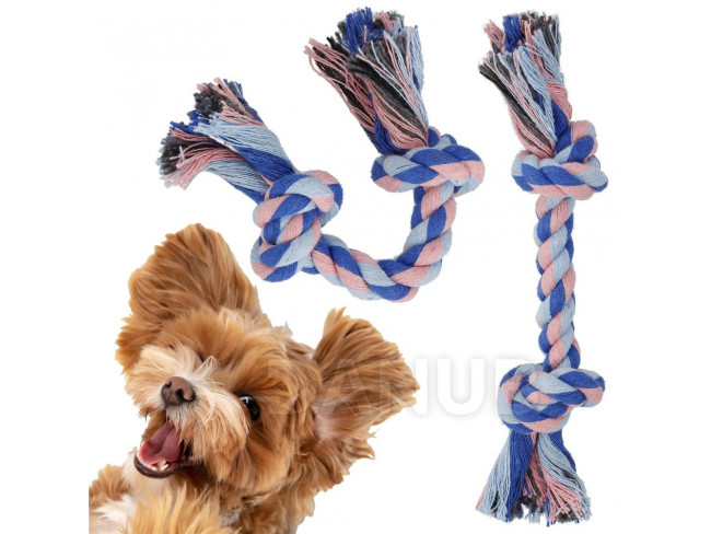 Springos Játék kutyának - húzókötél apportírozó csomókkal