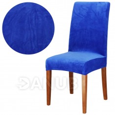Springos univerzális székhuzat spandexből, kék szín