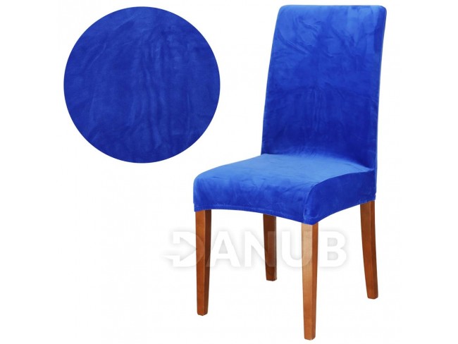 Springos univerzális székhuzat spandexből, kék szín