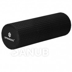 Habhenger masszázshoz és az izmok regenerálásához - 45x15 cm -, fekete