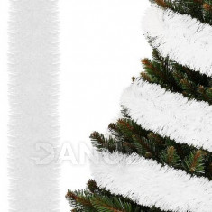 Karácsonyi füzér - fehér - 6 m - átmérő 10cm