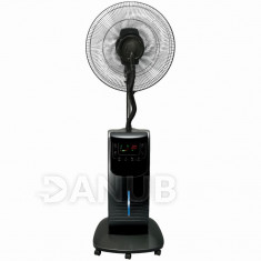 Párásító ventilátor, fekete, 40 cm, 90 W