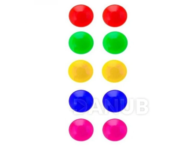 Színes mágnesek táblára 10 db