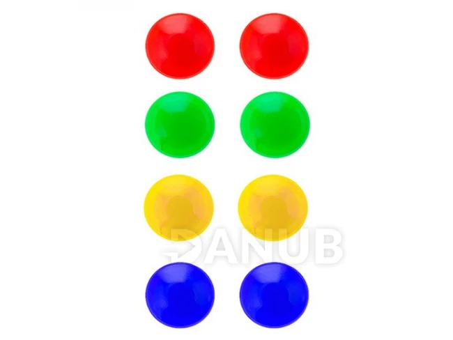 Színes mágnesek táblára 8 db