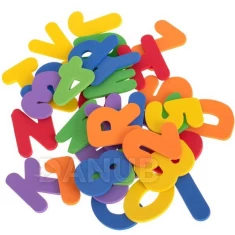 Hab Puzzle vízbe: Betűk és számjegyek