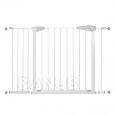 Biztonsági torlasz lépcsőkhöz és ajtókhoz - fehér - 76-120 cm