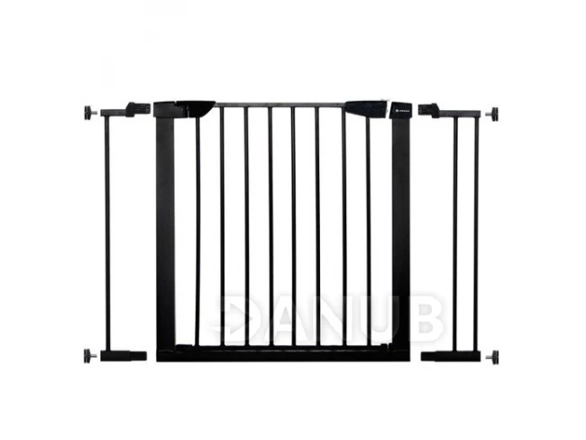 Biztonsági torlasz lépcsőkhöz és ajtókhoz  - fekete - 75-103cm