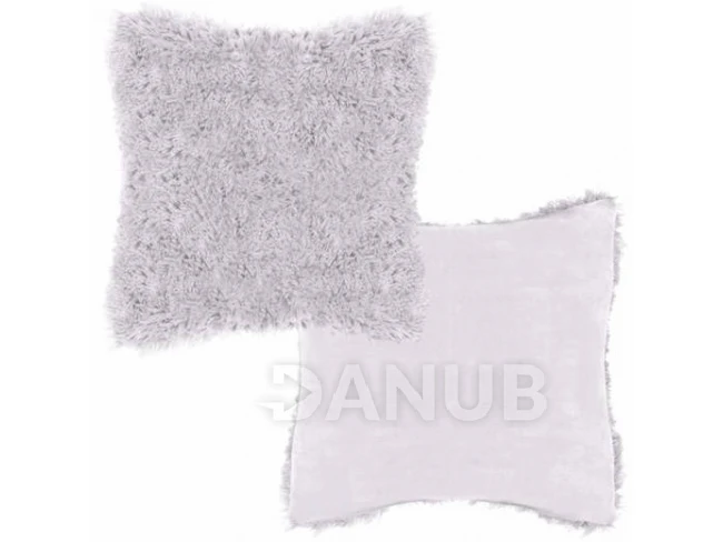 Gyapjú párnahuzat 40x40cm - szürke