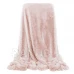 Kétoldalas gyapjútakaró 160x200cm - rózsaszín
