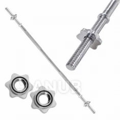 Egyenes súlyemelő rúd 25mm - 120cm menetekkel