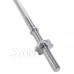 Egyenes súlyemelő rúd 25mm - 120cm menetekkel Egyenes súlyemelő rúd 25mm - 120cm menetekkel