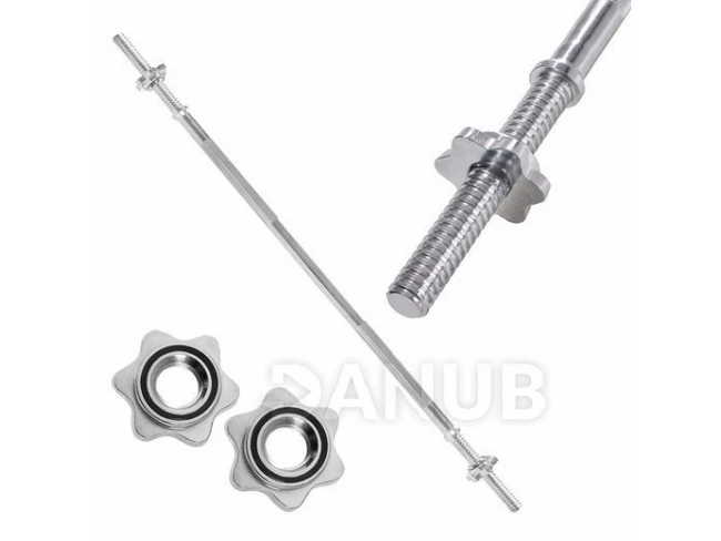 Egyenes súlyemelő rúd 25mm - 120cm menetekkel Egyenes súlyemelő rúd 25mm - 120cm menetekkel