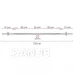Egyenes súlyemelő rúd 25mm - 120cm menetekkel Egyenes súlyemelő rúd 25mm - 120cm menetekkel