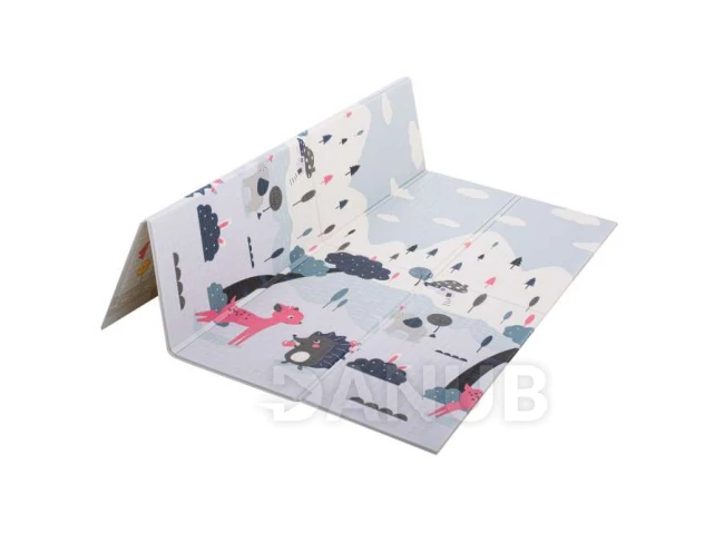 Oktatószőnyeg 177x158 - Utca/Erdő