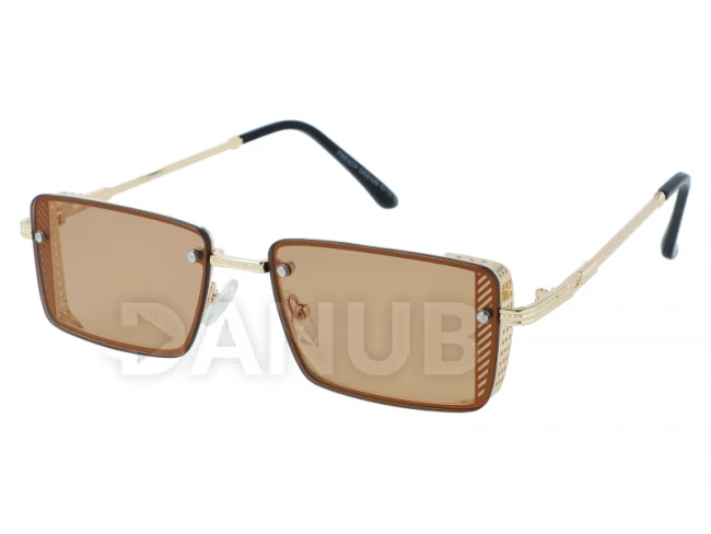 Napszemüveg Lucy - gold/brown