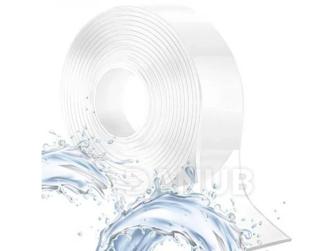 Kétoldalas Nano szalag 8m - átlátszó