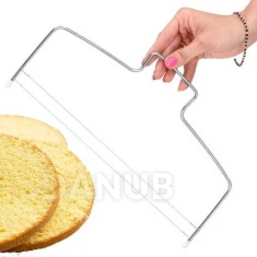 Tortafűrész tortalapok szeletelésére - 28 cm