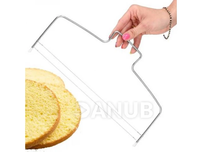 Tortafűrész tortalapok szeletelésére - 28 cm