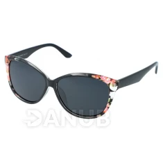 Polarizáló napszemüveg Flowers - Black