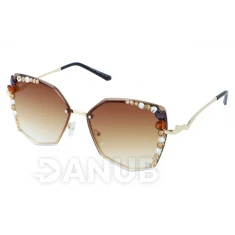 Napszemüveg Glitters - brown/gold