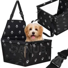 Autósülés kutyaszállításhoz fekete