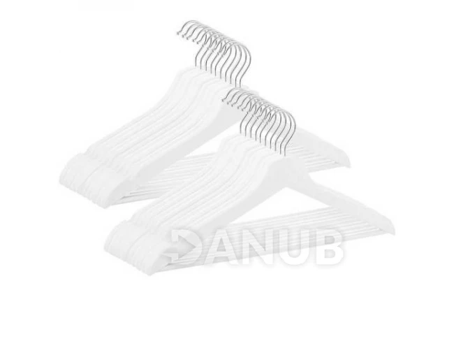 Fa ruhafogas - 20 db - fehér