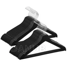 Fa ruhafogas - 20 db - fekete